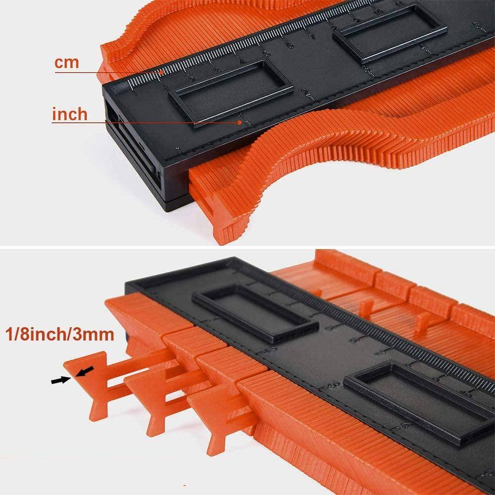 Contour Gauge Profile Tool Car Repair & Specialty Tools Size : 5 inches|10 inches 