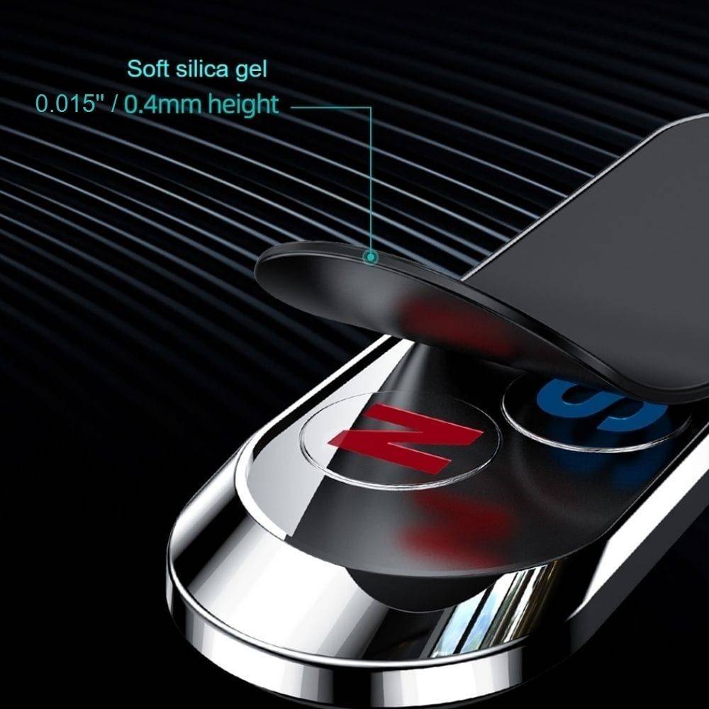 Magnetic Car Phone Holder Best Sellers Car Organizers Color : Dark Gray|Sliver  