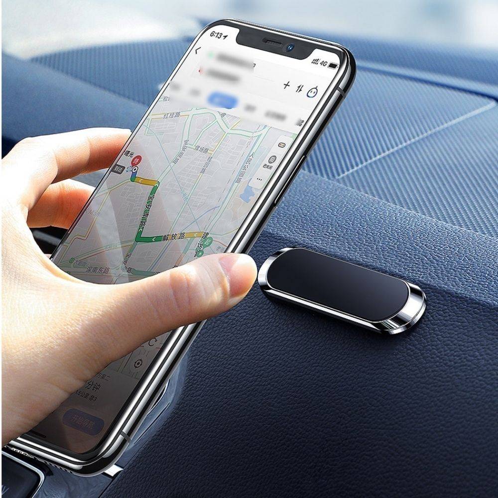 Magnetic Car Phone Holder Best Sellers Car Organizers Color : Dark Gray|Sliver  