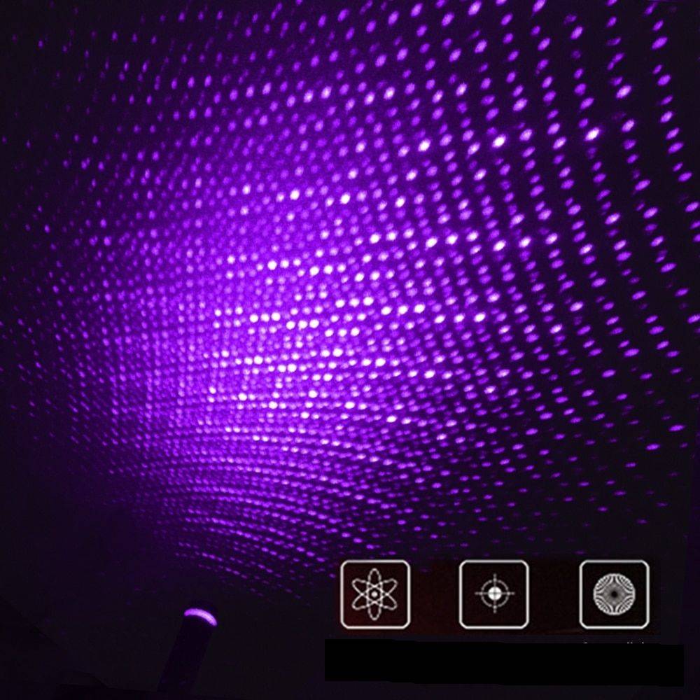 USB Ceiling Night Light Best Sellers Car Accessories Emitting Color: Purple 