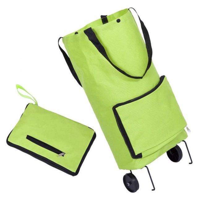 Ergonomic Shopping Trolley Car Organizers Color : Green 