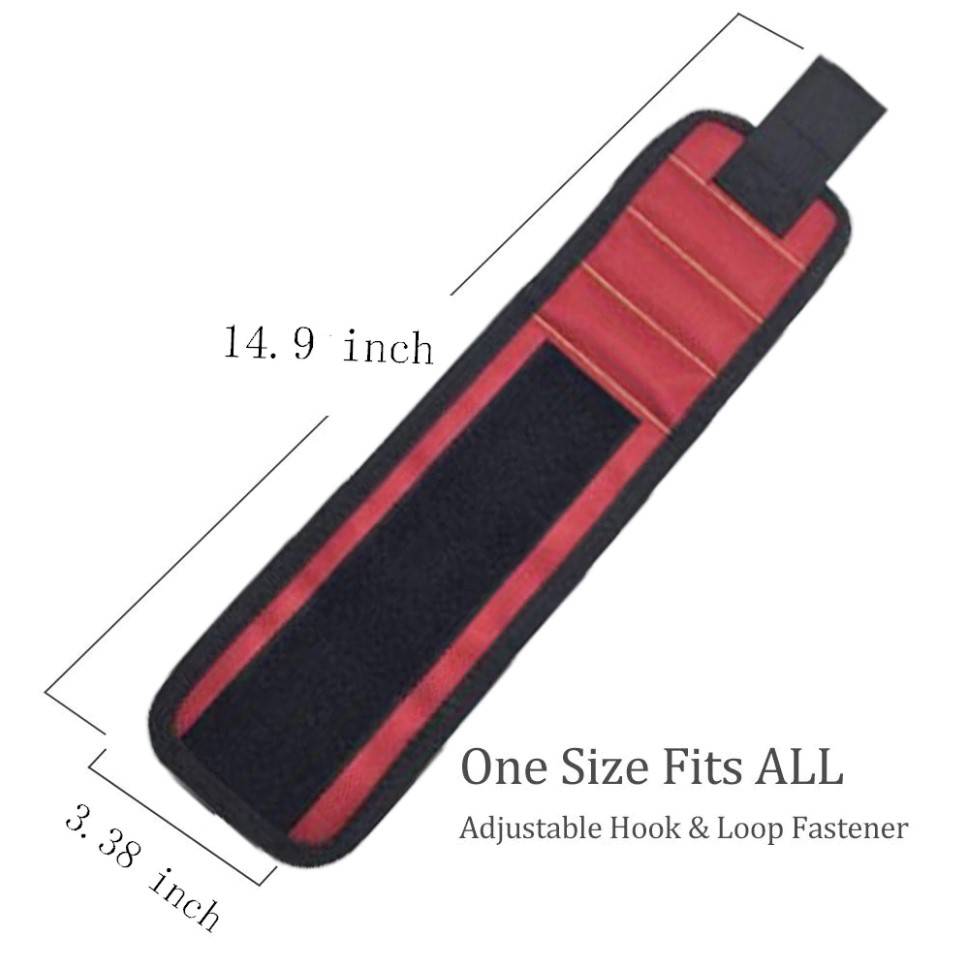 Magnetic Wristbands Car Repair & Specialty Tools Color : Red|Black 
