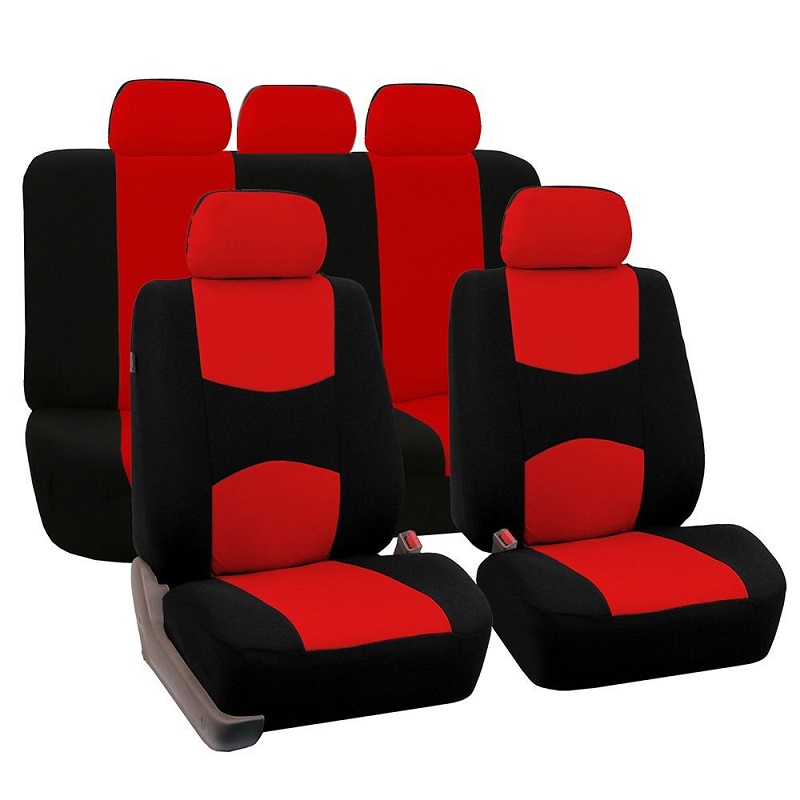 9 Pcs Universal Two Tone Car Seat Covers Set Color : 1|2|3|4 